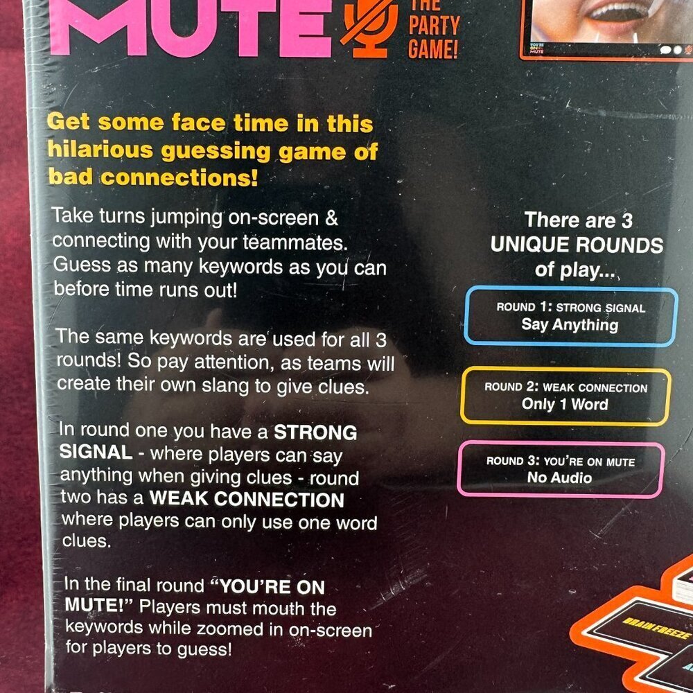 You're On Mute - Buffalo Games Party Game for Family Game Night NEW Sealed Read - Picture 4 of 7